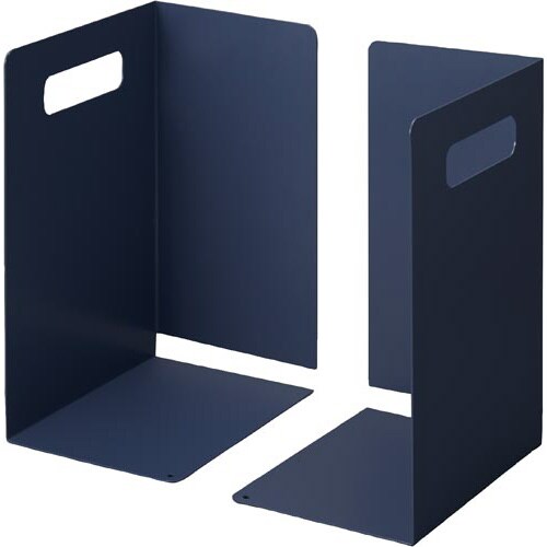 タテヨコ書類ピッタリブックエンドA4ネイビー×4組