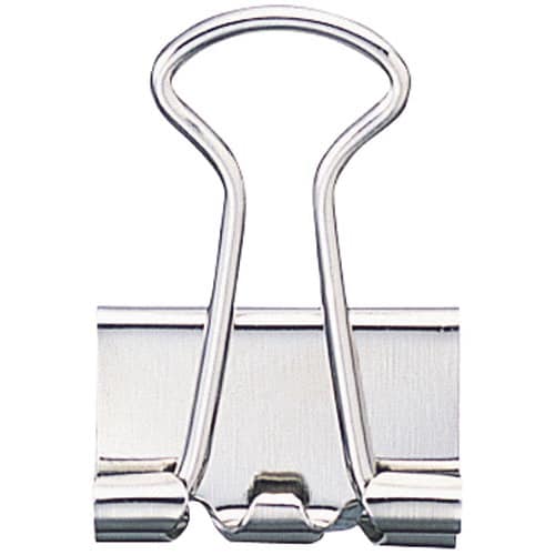 ダブルクリップ(オープン箱)銀 豆×5