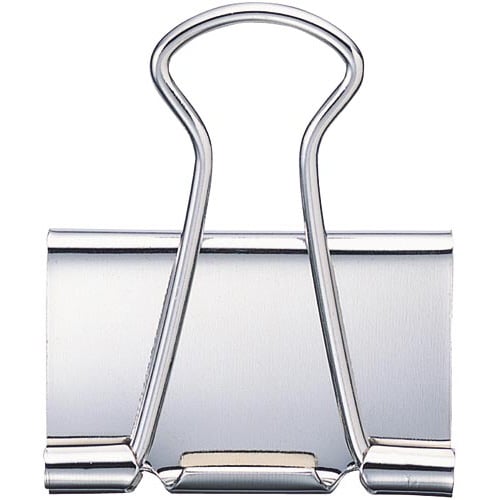 ダブルクリップ(オープン箱)銀 大 10個入×10