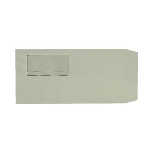 窓付封筒 長3 グレー 80g 3000枚入