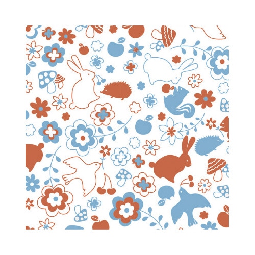 包装紙 レトロガーリー 半才判