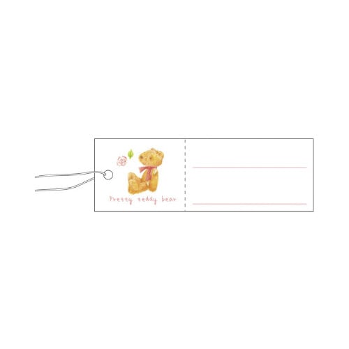 パック入提札 長型 ベア