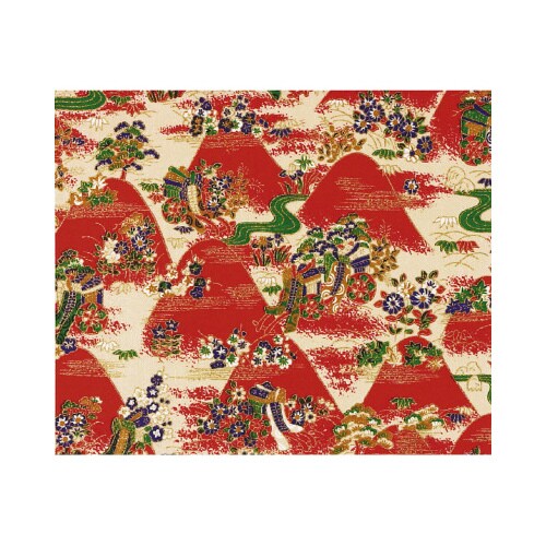 和紙千代紙 わらべ 紅遠山 平判