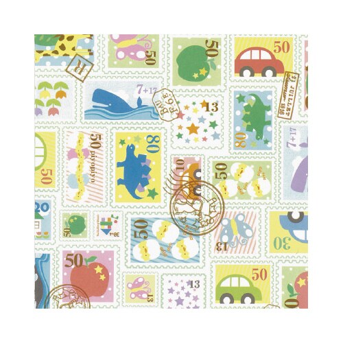 包装紙 プチスタンプ 半才判