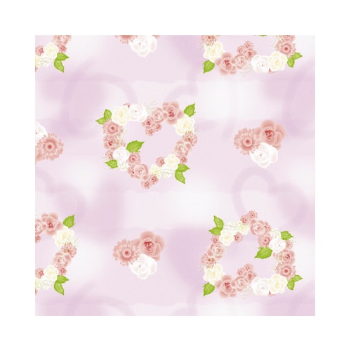 包装紙 フラワーリースP 半才判