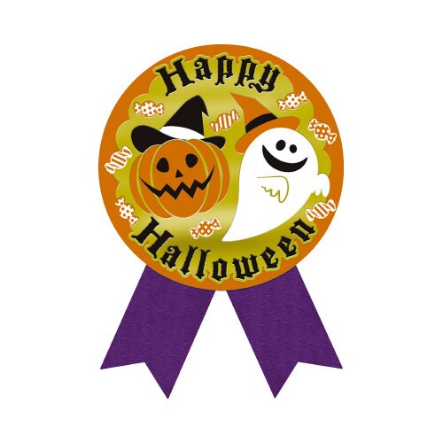 ギフトシール Halloween かぼちゃ&おばけ