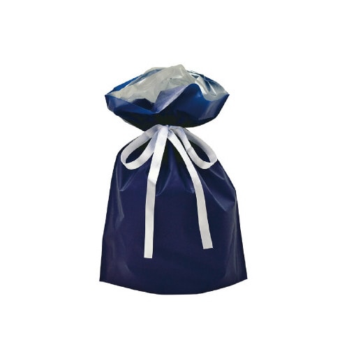 巾着袋 ネイビー 中 50P