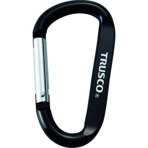 カラビナ線径8mmX80mmD型ブラック