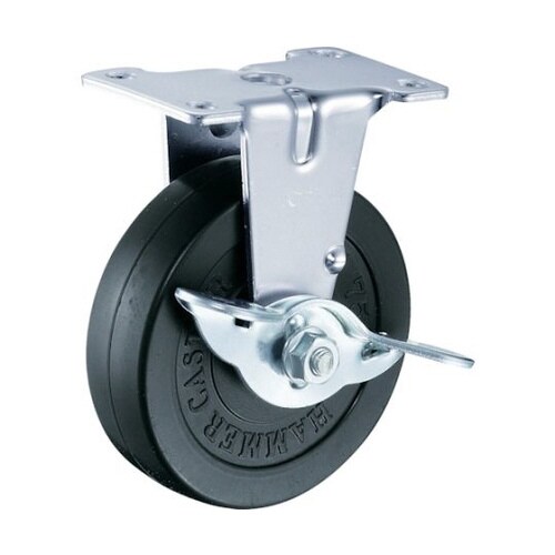 E型固定SP付ゴム車75mm