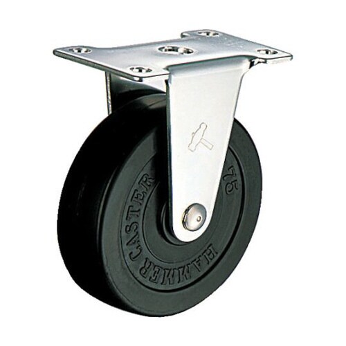 オールステンレスE型固定ゴム車75mm