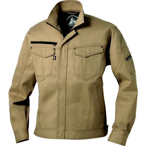 ストレッチジャンパー5Lサイズキャメル