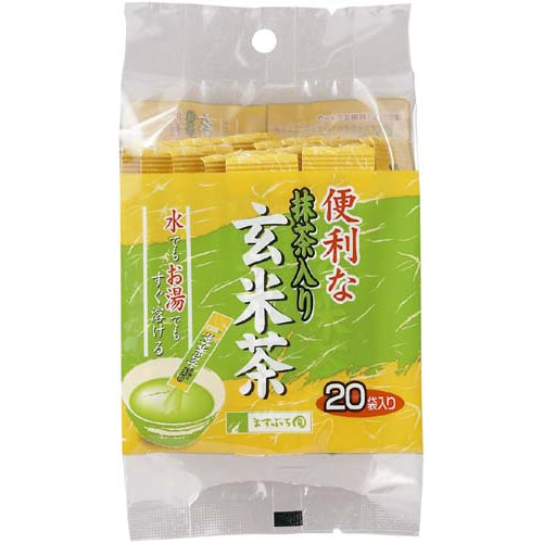 便利な抹茶入玄米茶スティック 20本