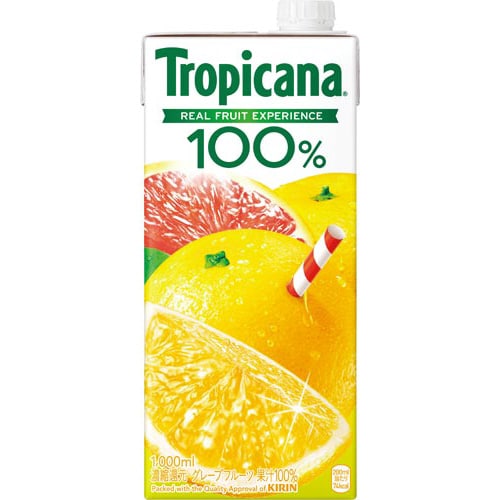 トロピカーナ グレープフルーツ 1000ml 6本