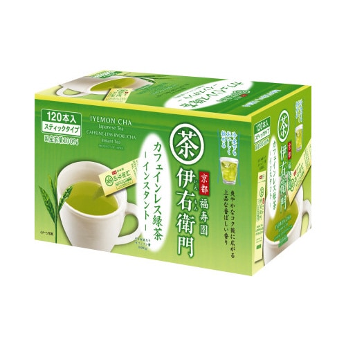 カフェインレス緑茶スティック 120本×5