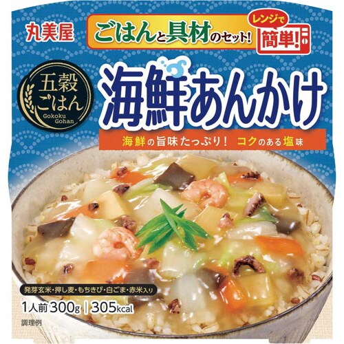 丸美屋 レンジで簡単!海鮮あんかけ300g×6食