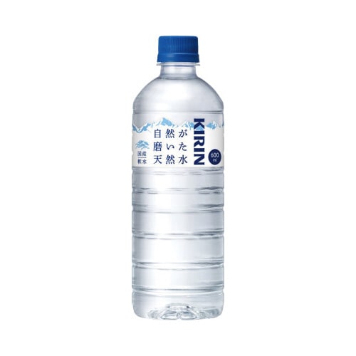 自然が磨いた天然水 600ml 48本