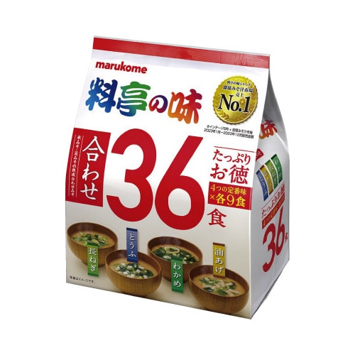 たっぷりお徳料亭の味 36食×3