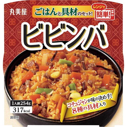 丸美屋 レンジで簡単!ビビンバごはん付き254g