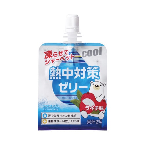 熱中対策ゼリー ライチ味 150g 24個