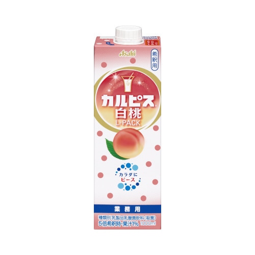 カルピス 白桃 Lパック 1000ml 6本