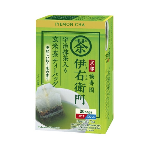 福寿園 伊右衛門抹茶入玄米茶TB 20バッグ×12