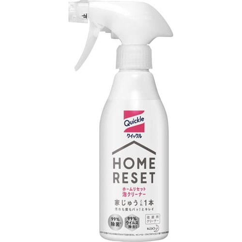 クイックルホームリセット泡クリーナー本体×4