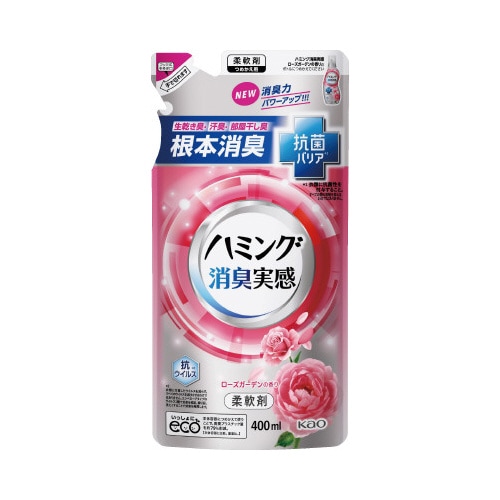 ハミング消臭実感 ローズガーデン替400ml×5