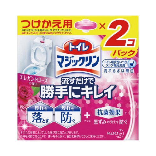 トイレマジックリン勝手にキレイ ローズ付替2個×4