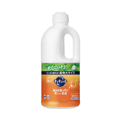 キュキュット オレンジ 詰替用 1250ml×6