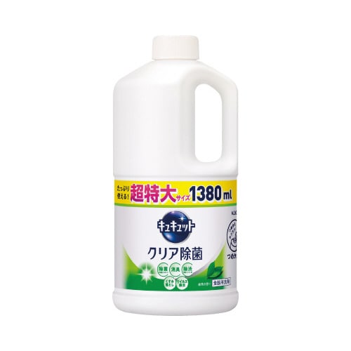 キュキュット クリア除菌緑茶 詰替1250ml×6