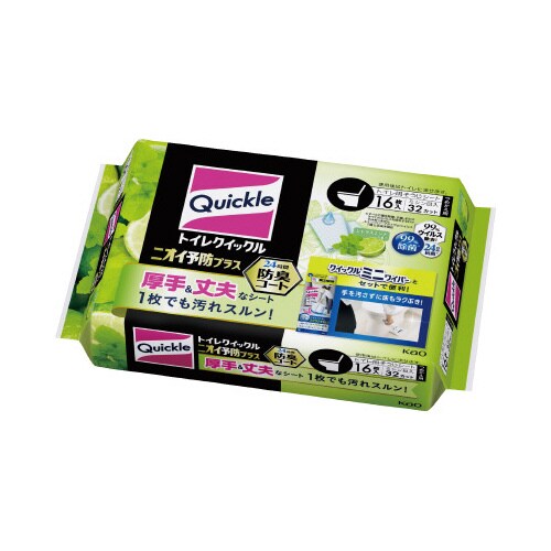 トイレクイックルニオイ予防シトラス詰替16枚×12
