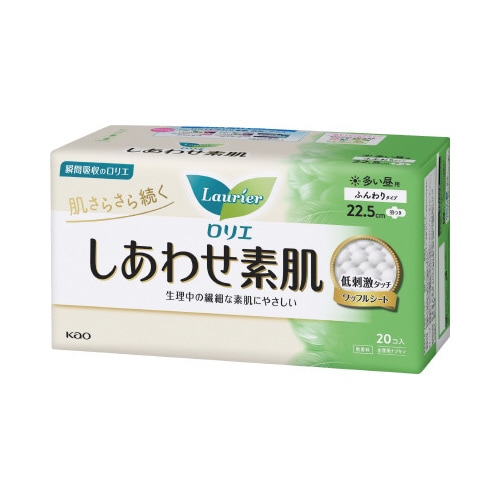 ロリエ しあわせ素肌多い昼用羽つき20個×6