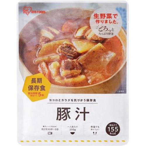 5年保存 防災用豚汁 1人前