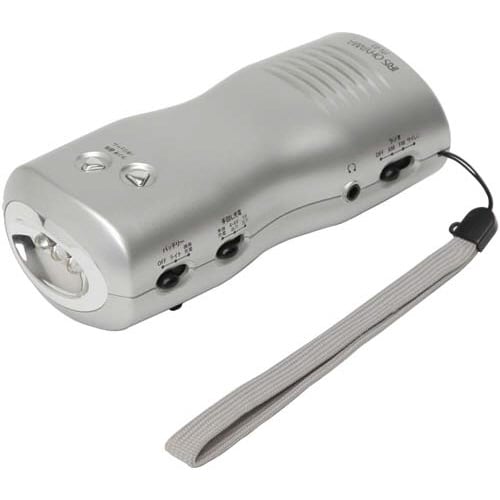 手回し充電ラジオライト 5個