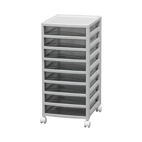 フロアケース オフィスチェスト 浅型8段