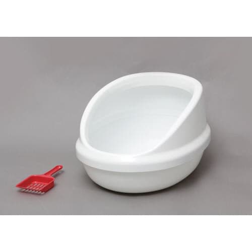 ネコのトイレハーフカバー P−NE−500−Hしろ