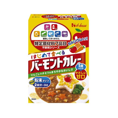 特定8品不使用バーモントカレ 60g 6個入×3