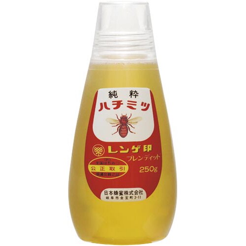 日本蜂蜜 レンゲ印 蜂蜜 ポリ 250g x10