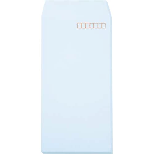 ソフトカラー封筒 長3 ブルー クイック付