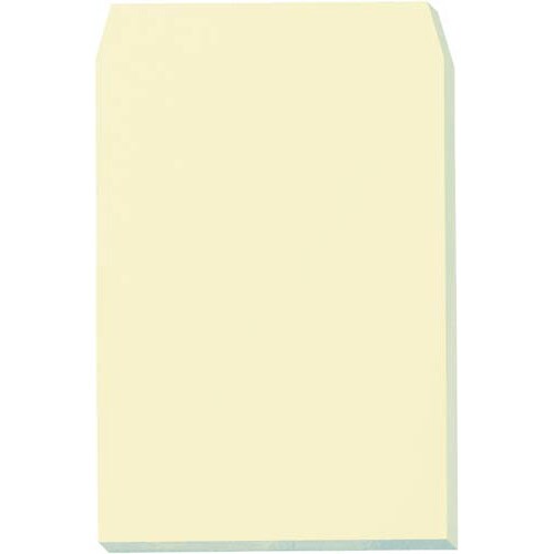 カラー封筒 角2 クリーム クイック付 500枚