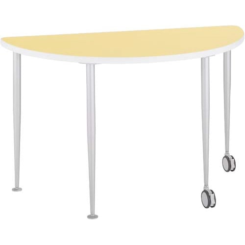 スタイルフィット2 半円形イエロー 半キャスター