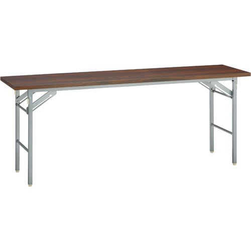 脚折りたたみテーブル棚なし1800×450ローズ