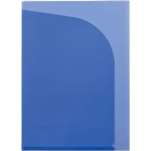 2ポケットクリヤーホルダー A4 ブルー20枚