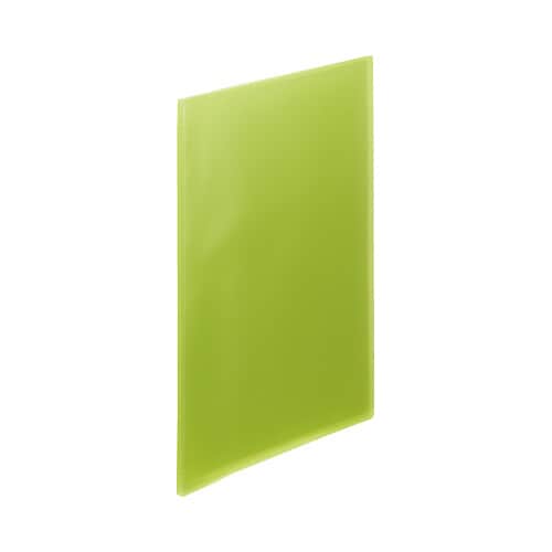 クリヤーブック透明表紙A4縦10PLグリーン30冊
