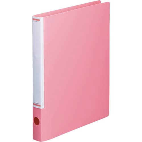 マニュアルリングF背幅32mmA4縦 桃 3冊