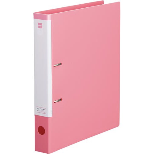 Dリングファイル背幅42mm A4縦ピンク
