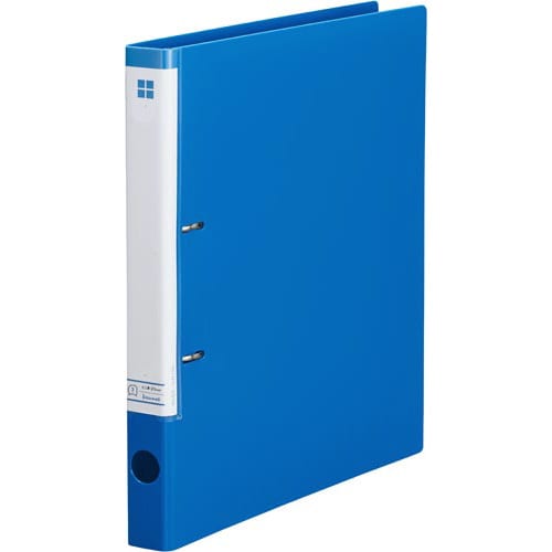 Dリングファイル背幅30mm A4縦ブルー×5