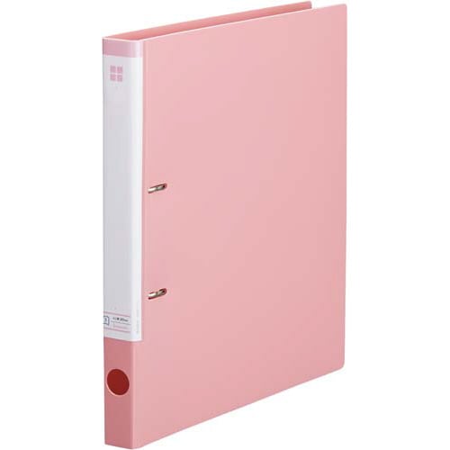 Dリングファイル背幅30mm A4縦ピンク×10