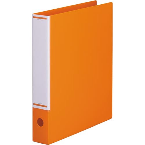 マニュアルリングF背幅50mmA4縦 橙 30冊