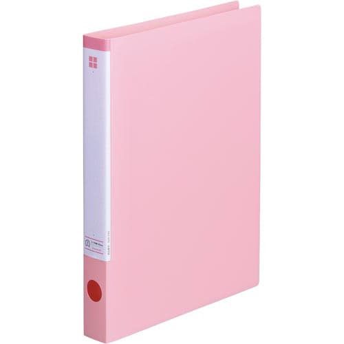 書類が見やすい表紙ぴったりリングF ピンク×10